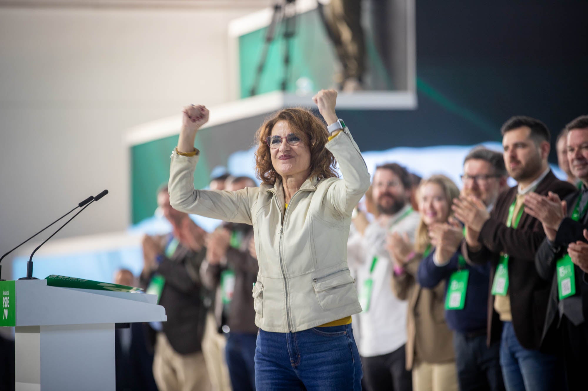 Las fotografías del cierre del congreso del PSOE-A en Armilla con Pedro Sánchez