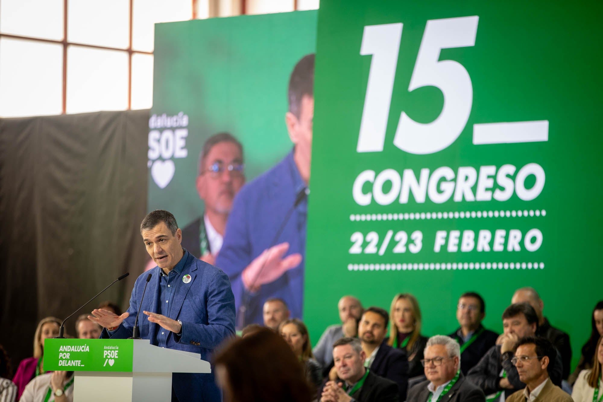 Las fotografías del cierre del congreso del PSOE-A en Armilla con Pedro Sánchez