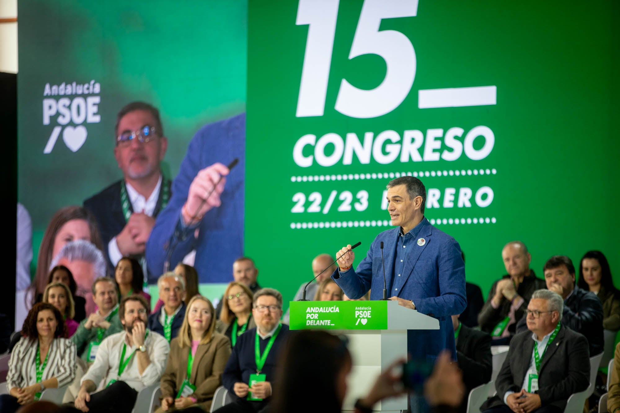 Las fotografías del cierre del congreso del PSOE-A en Armilla con Pedro Sánchez