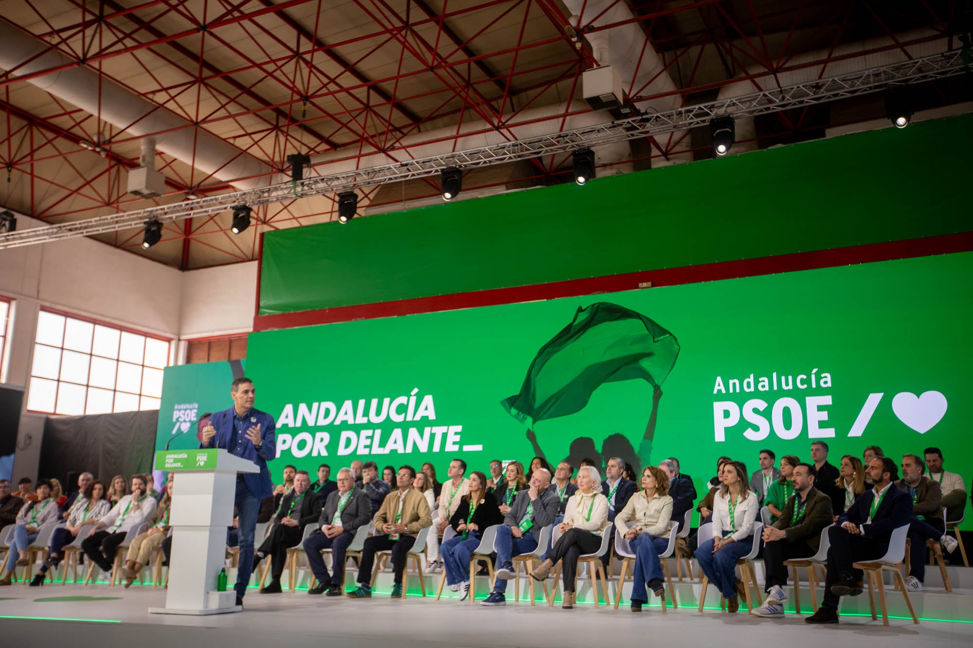 Las fotografías del cierre del congreso del PSOE-A en Armilla con Pedro Sánchez