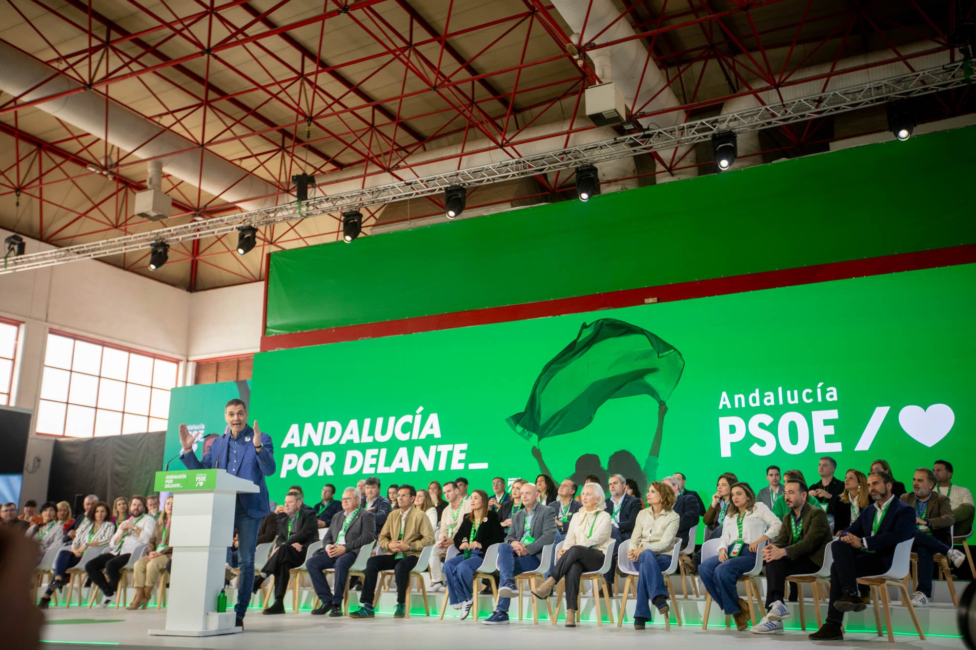 Las fotografías del cierre del congreso del PSOE-A en Armilla con Pedro Sánchez