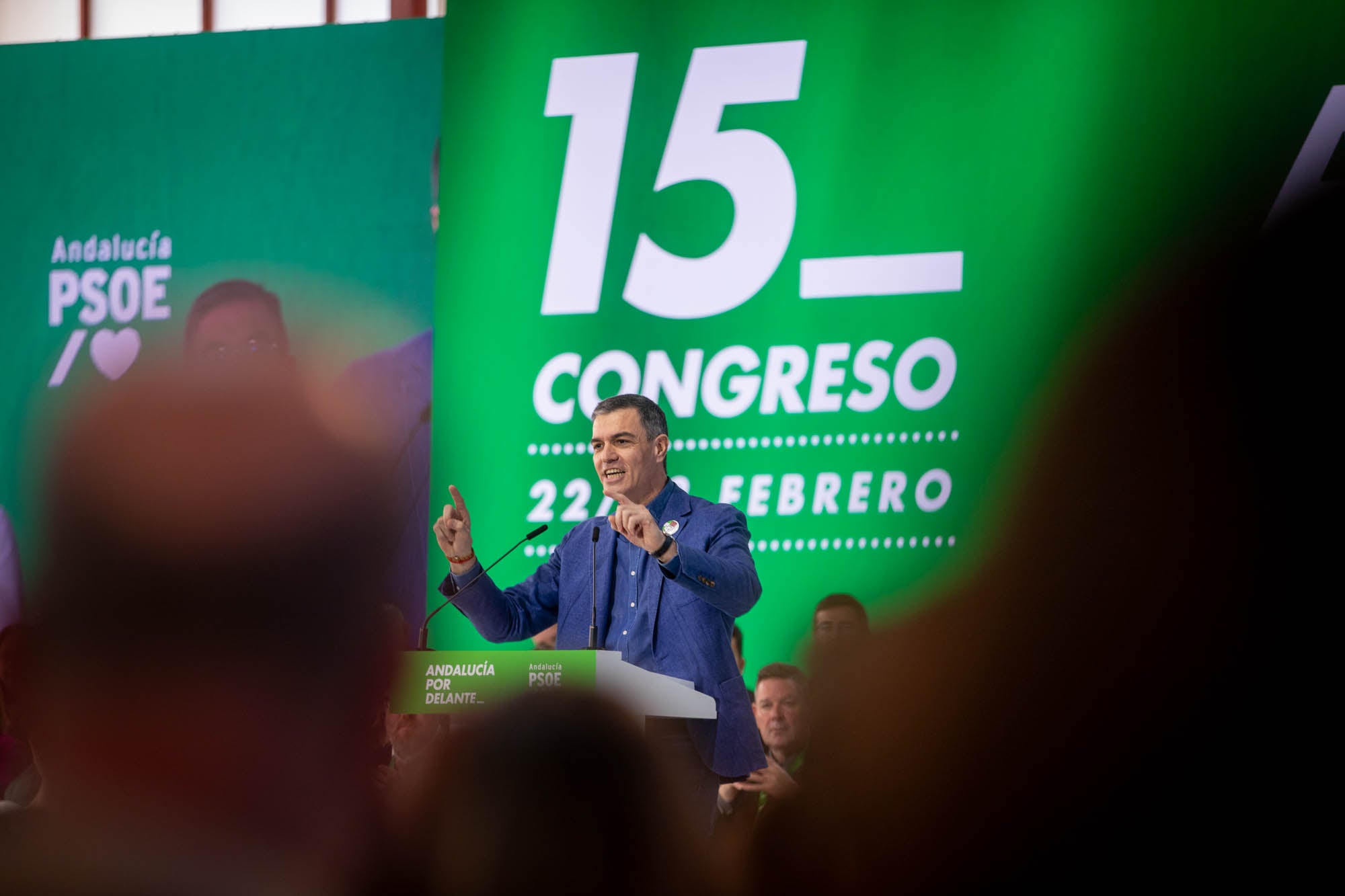 Las fotografías del cierre del congreso del PSOE-A en Armilla con Pedro Sánchez