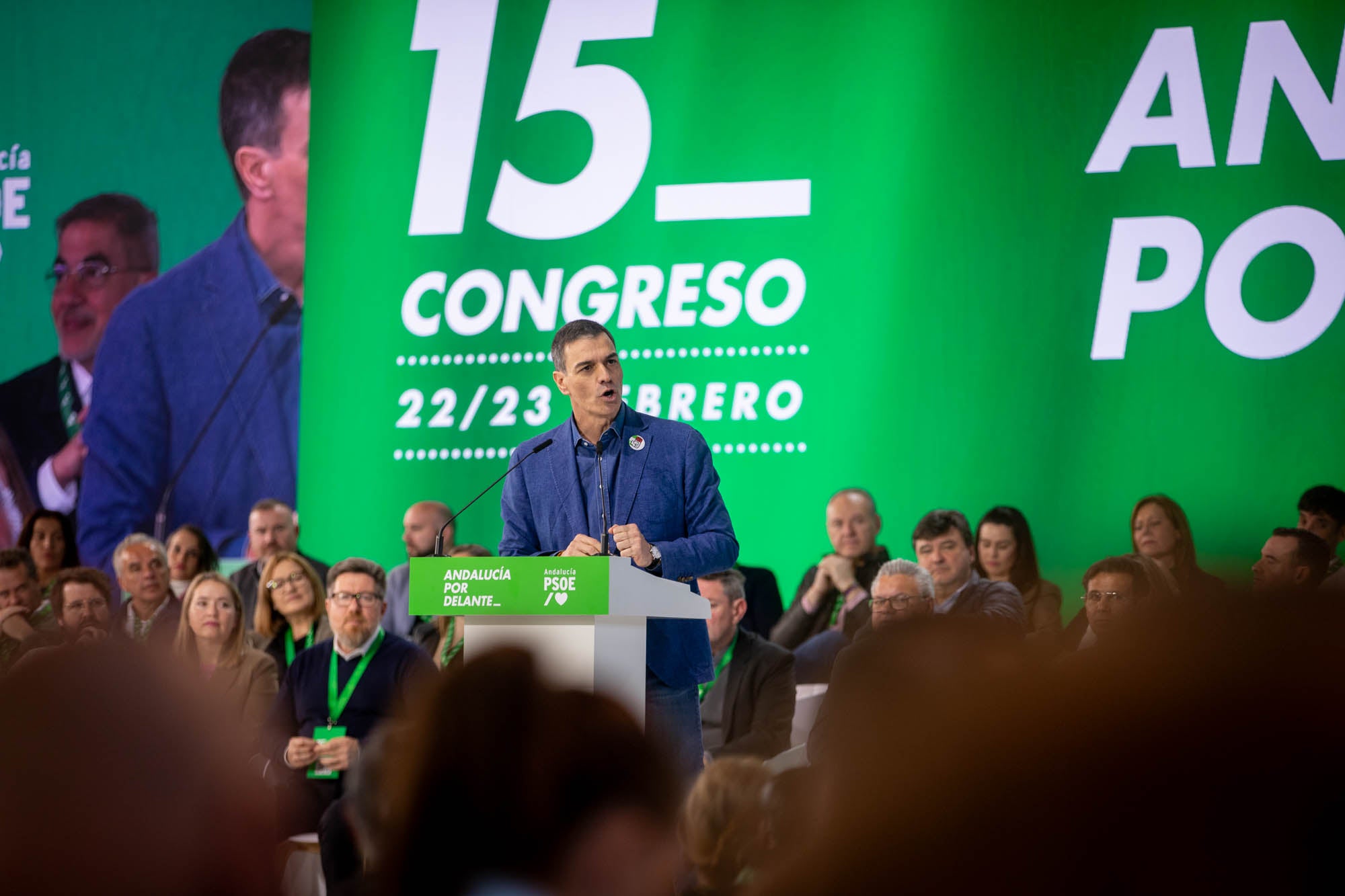 Las fotografías del cierre del congreso del PSOE-A en Armilla con Pedro Sánchez