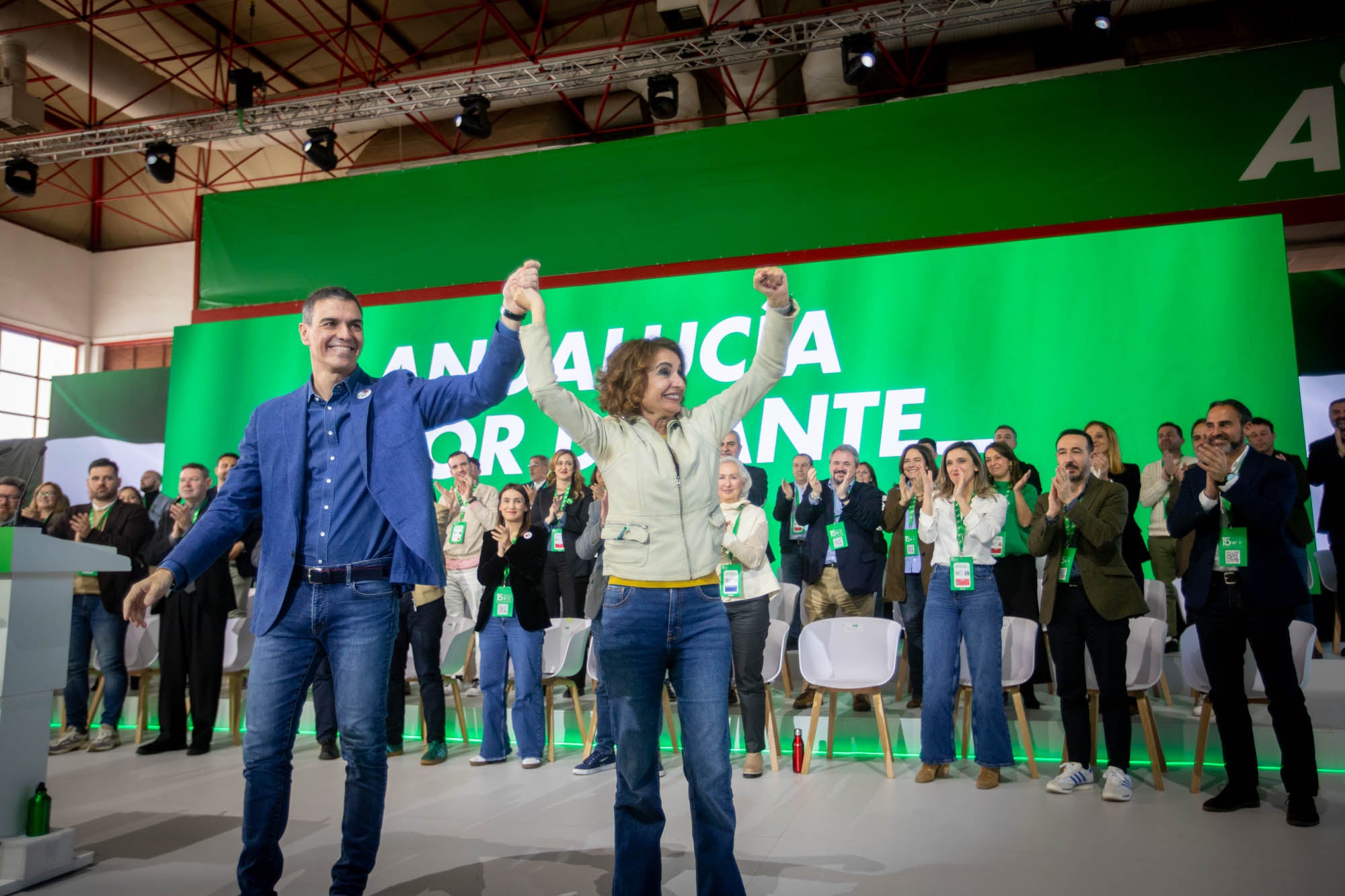 Las fotografías del cierre del congreso del PSOE-A en Armilla con Pedro Sánchez