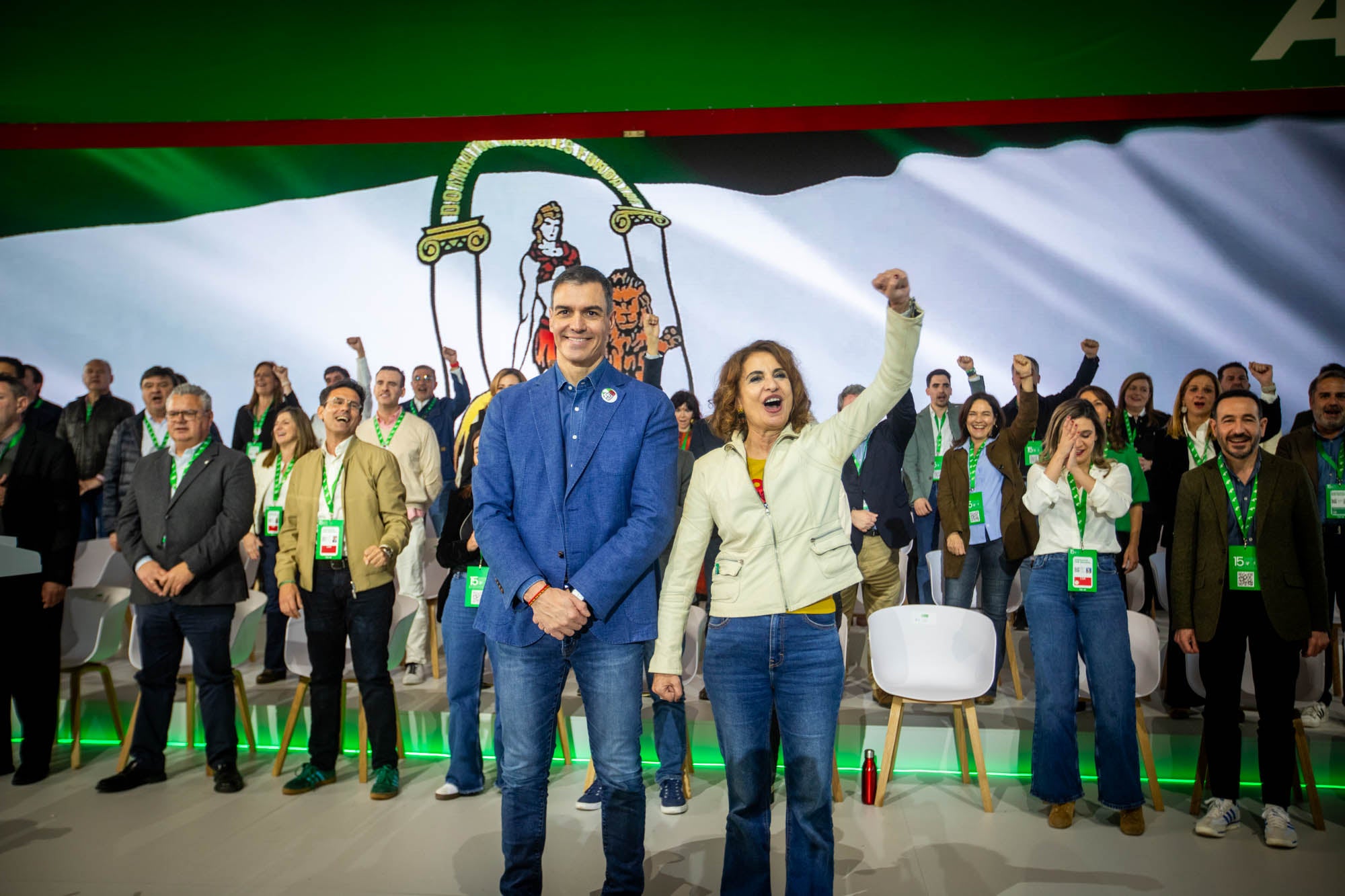 Las fotografías del cierre del congreso del PSOE-A en Armilla con Pedro Sánchez