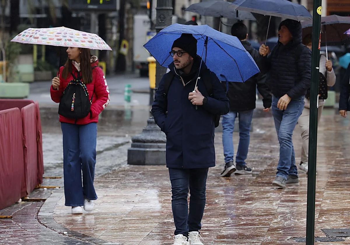 Lluvia en Andalucía.