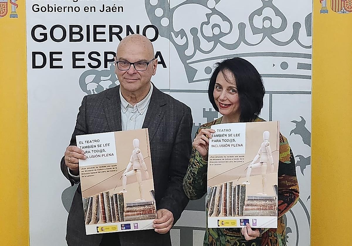 Manuel Fernández y Carmen Gámez en la presentación del proyecto