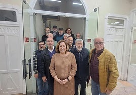 Representantes de la Plataforma Reconstrucción PSOE-Jaén.