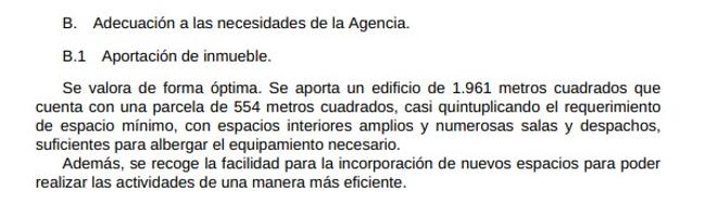 El Gobierno resaltó en su dictamen las propiedades del inmueble.