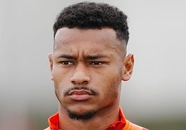 Loïc Williams, antes de un entrenamiento esta semana.