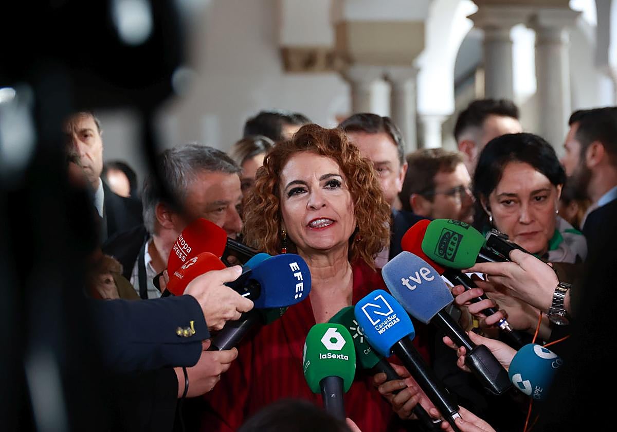 María Jesús Montero, vicepreisdente primera del Gobierno.