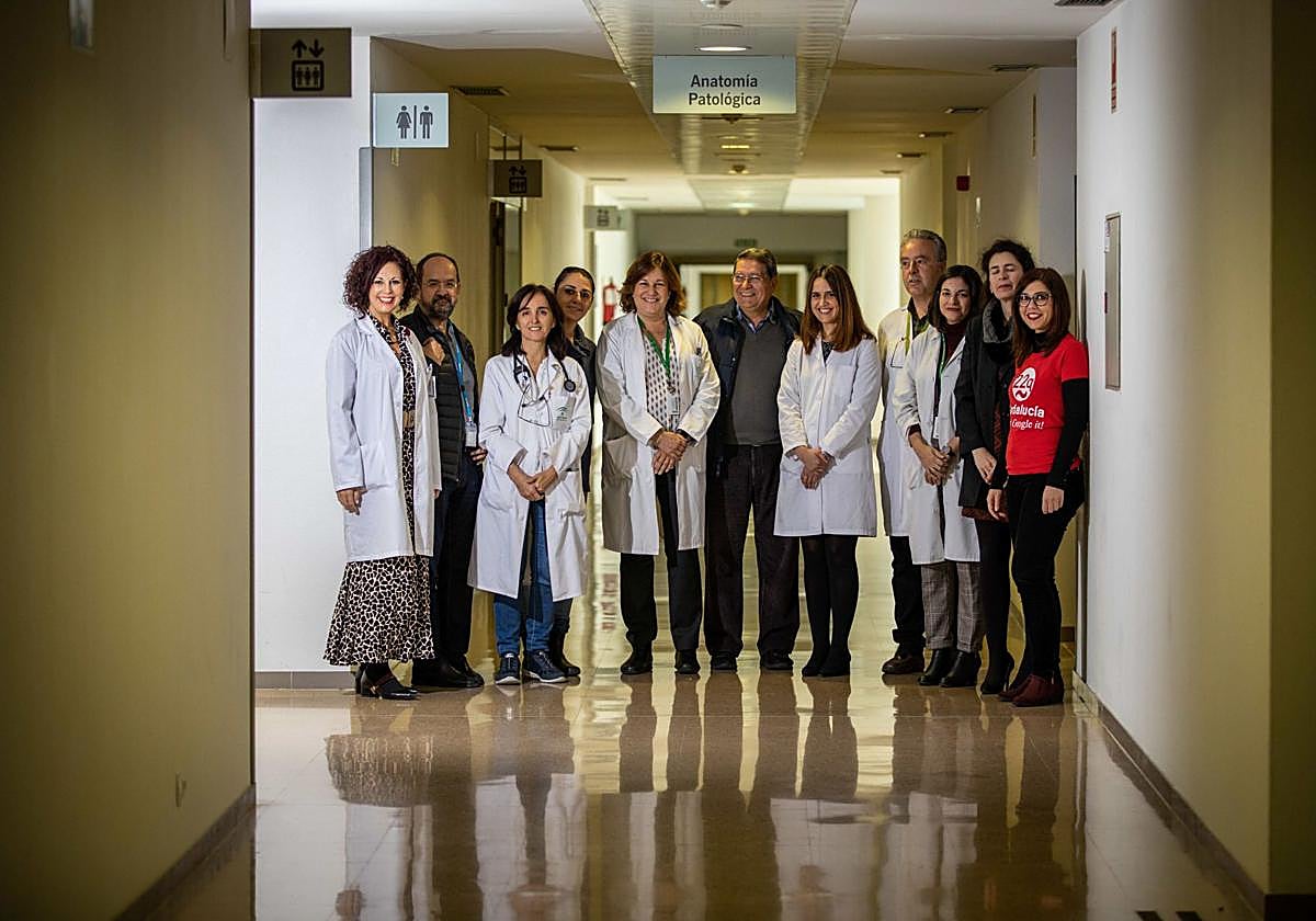 El equipo de Enfermedades Minoritarias del hospital San Cecilio en una imagen de archivo.