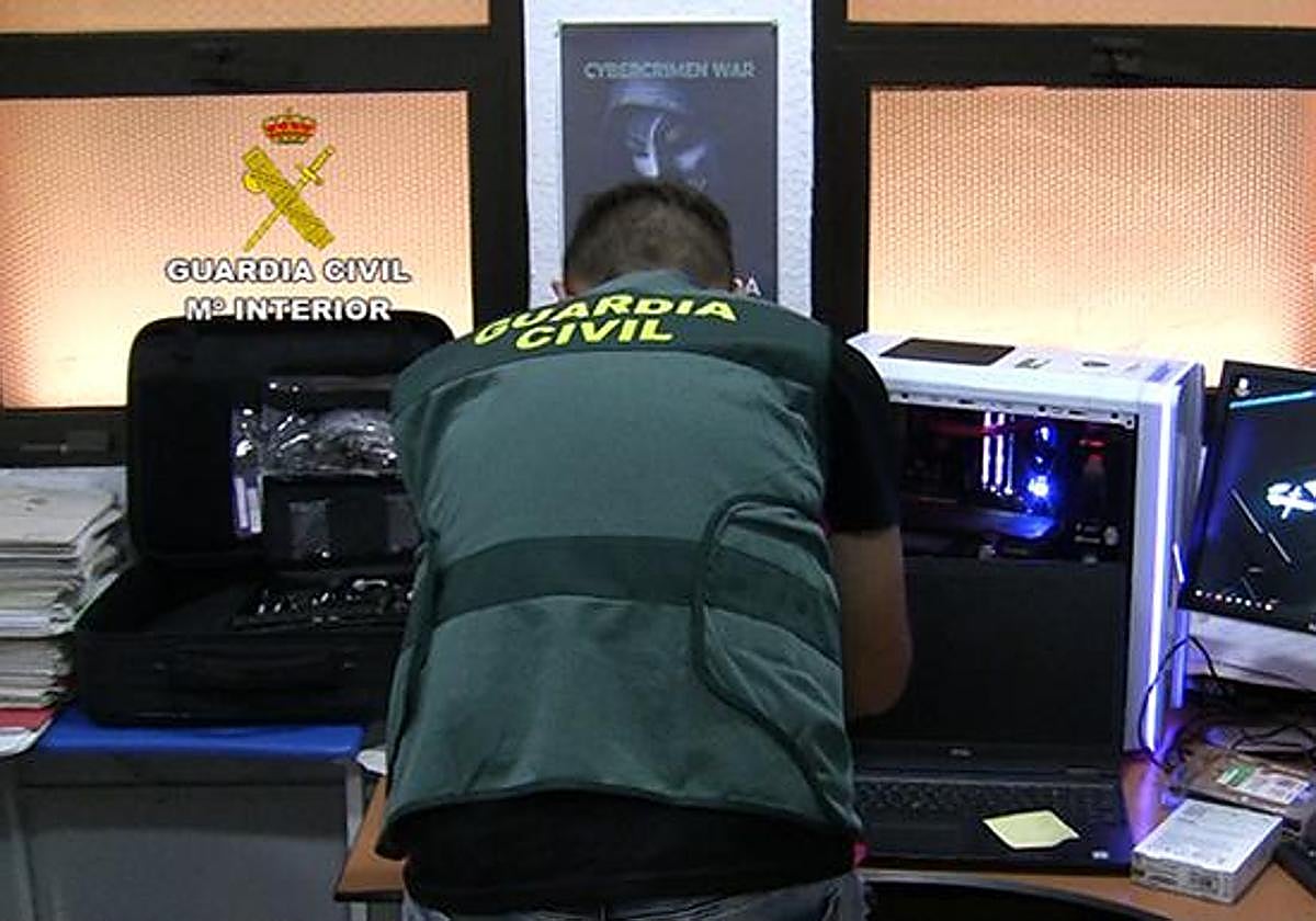 Unidad de ciberdelitos de la Guardia Civil.