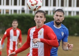 El Almería B supo defenderse, con Perovic apareciendo por los dos costados.