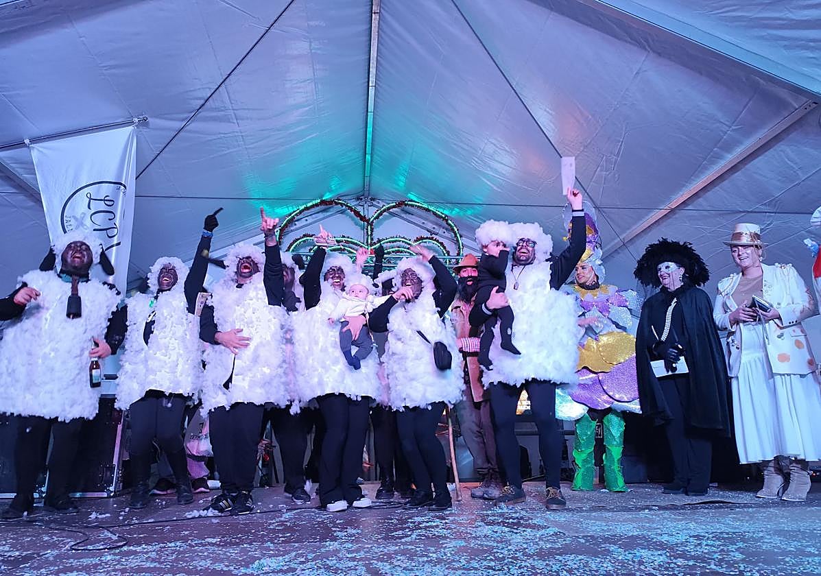 Orquídea Marina y Las Ovejas, ganadores del Concurso de Carnaval