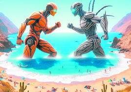 Imagen generada por inteligencia artificial pidiéndole Almería como escenario.