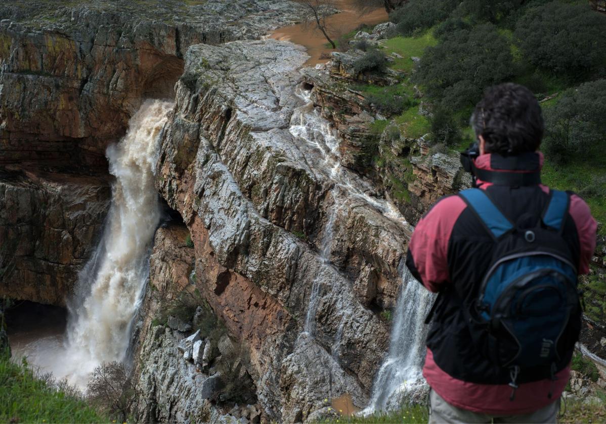 La impresionante cascada Cimbarra, en la provincia de Jaén