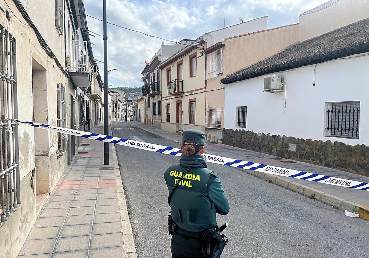 Calle donde se ha producido la explosión.