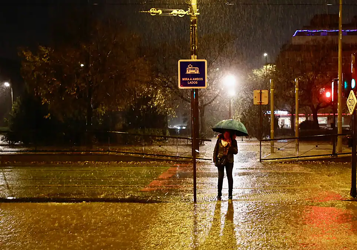Lluvias intensas en Andalucía.