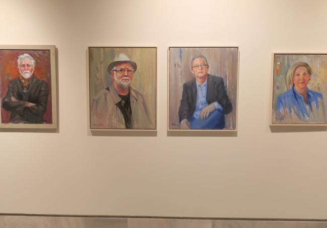 Juan Antonio Díaz y Juan de Loxa, ya fallecidos, con Enrique Moratalla y Elodia Campra.