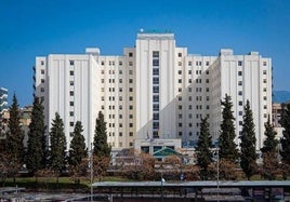 Imagen de archivo de la fachada del hospital.