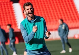 Leo Baptistao espera darle la vuelta a la situación y sonreir.