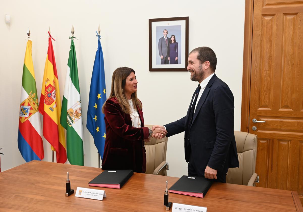 Auxi del Olmo y Javier Escribano.