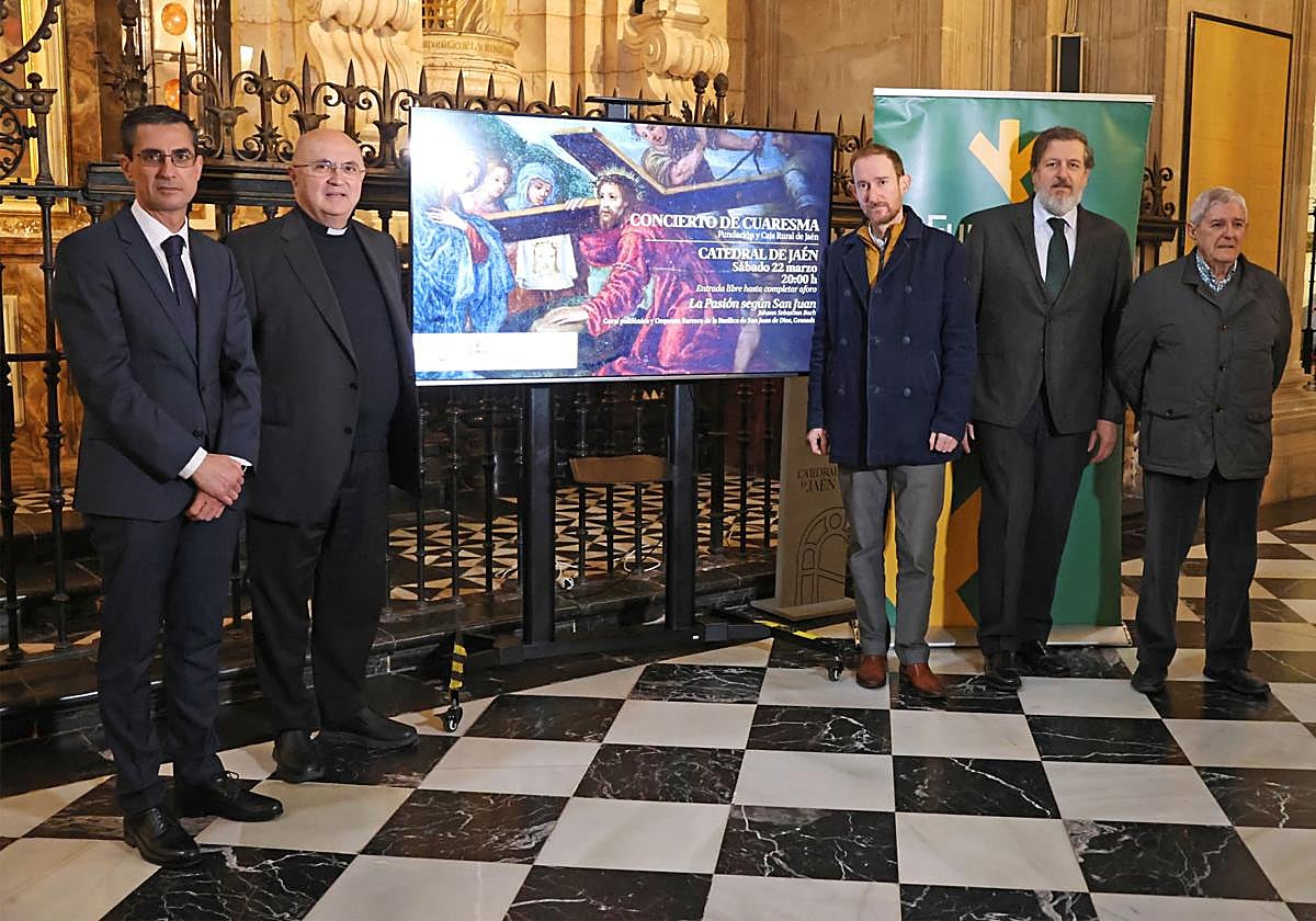 Presentación del concierto 'Pasión según San Juan'.