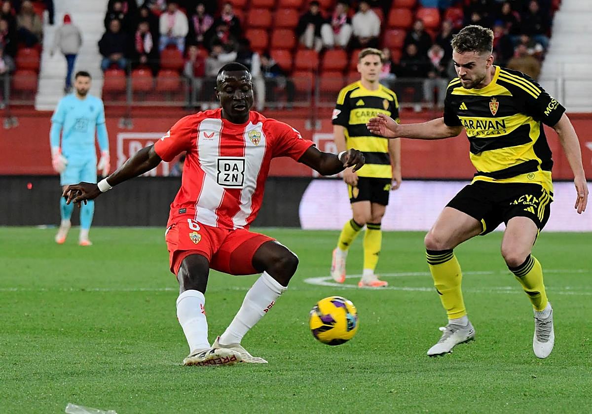 Dion Lopy fue uno de los destacados de la UD Almería.