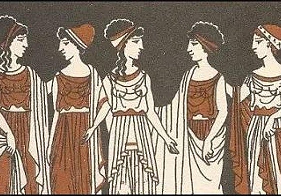 Una de las imágenes usada para la promoción de la obra Lisístrata.