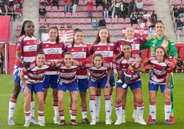 El equipo del Granada CF Femenino.