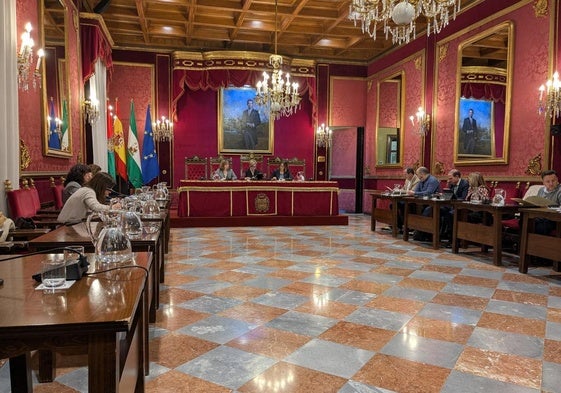 Comisión en el Ayuntamiento de Granada.