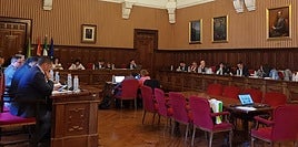 Imagen del pleno de Diputación