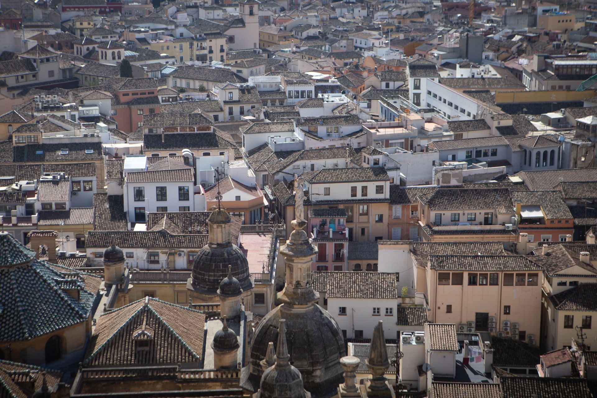 Así son las vistas inéditas del nuevo mirador de la Catedral de Granada