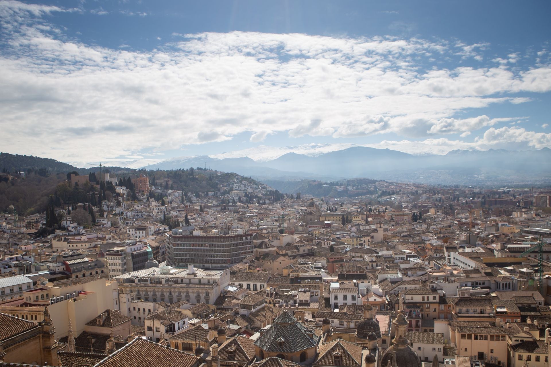 Así son las vistas inéditas del nuevo mirador de la Catedral de Granada