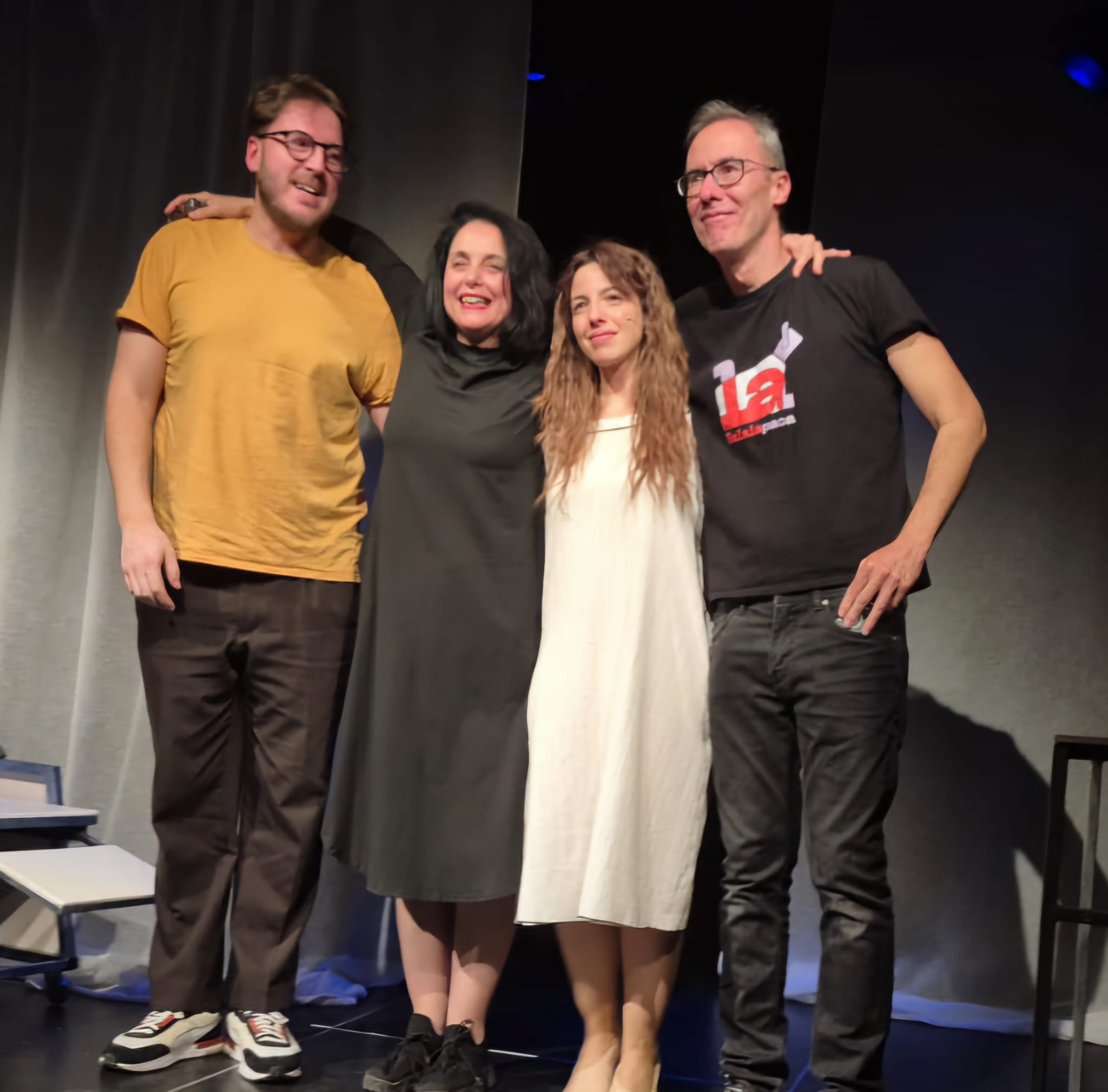 Equipo del montaje de 'Lorca perdida'.