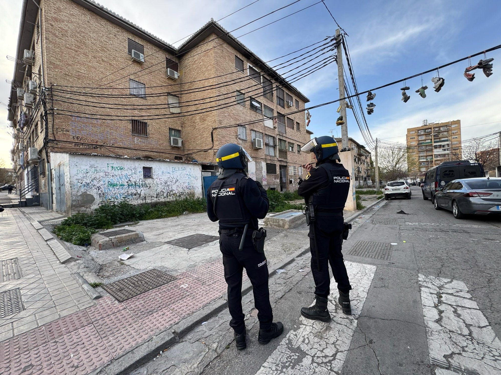 Las imágenes de la operación policial en la zona Norte de Granada, desde dentro