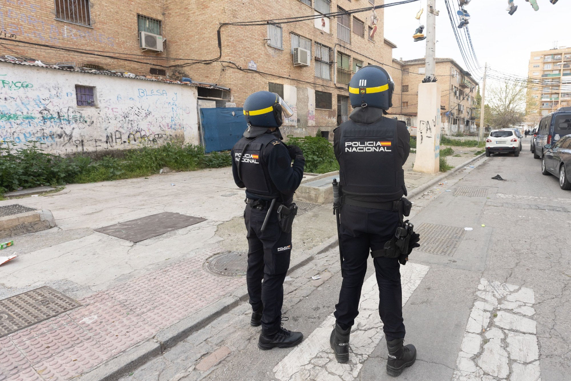 Las imágenes de la operación policial en la zona Norte de Granada, desde dentro