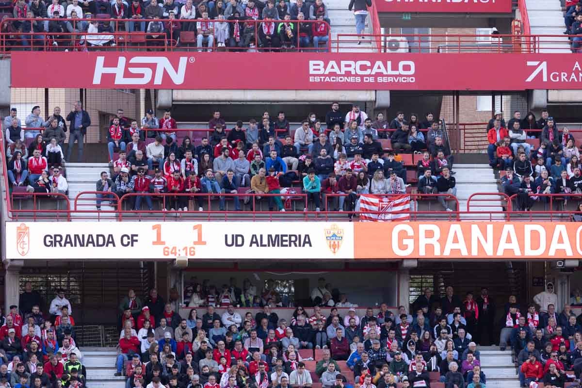 Encuéntrate en Los Cármenes durante el Granada-Almería
