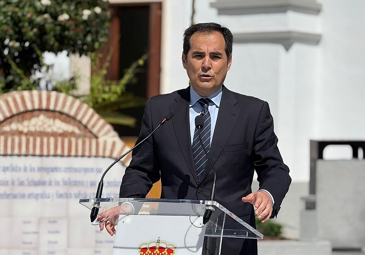 El consejero de Justicia, Administración Local y Función Pública de la Junta de Andalucía, José Antonio Nieto.