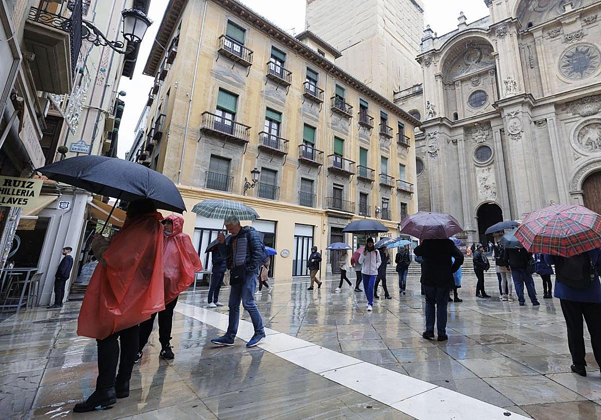 Lluvia en Andalucía.