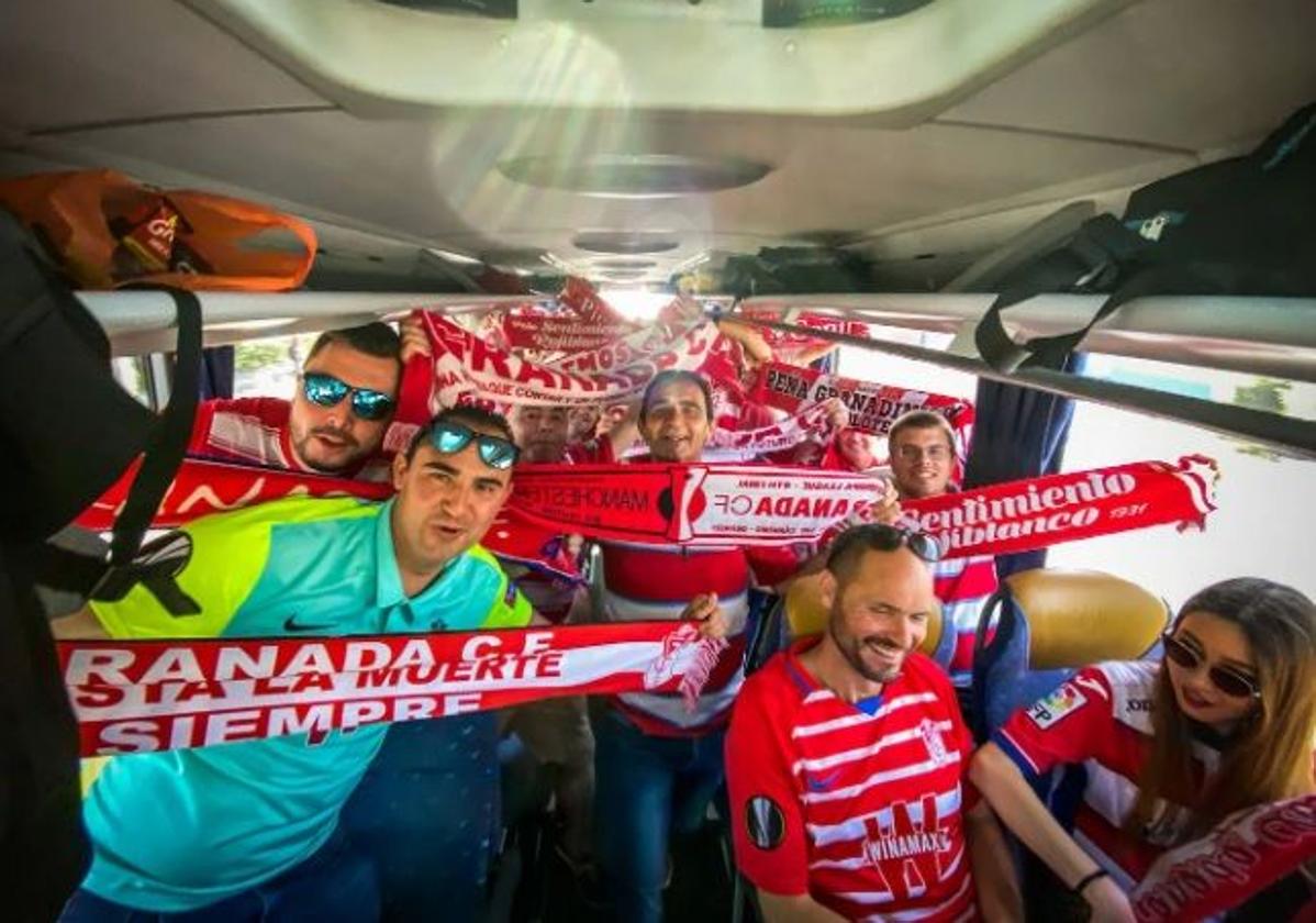 11 autobuses transportarán a cerca de 600 aficionados del granada hacia albacete | ideal