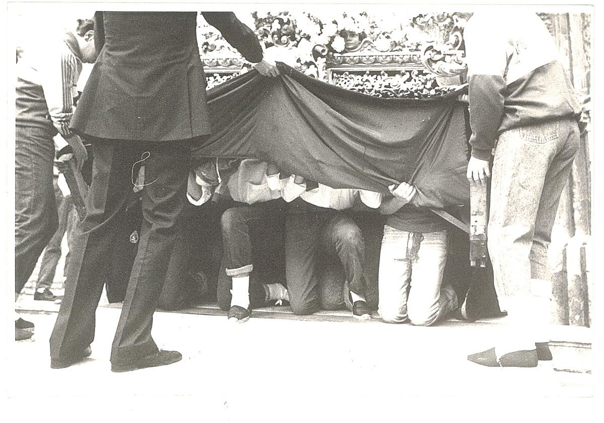 Costaleros de Granada en los años 80