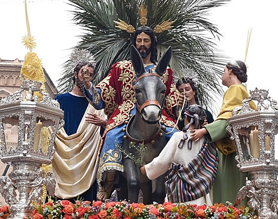 Jesús de la Victoria en su Entrada Triunfal en Jerusalén.