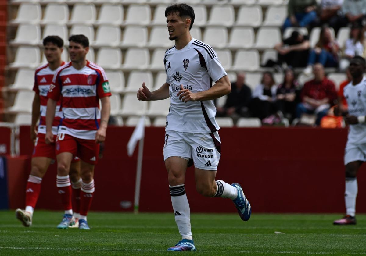 Pepe Sánchez, en un lance del partido en Albacete.