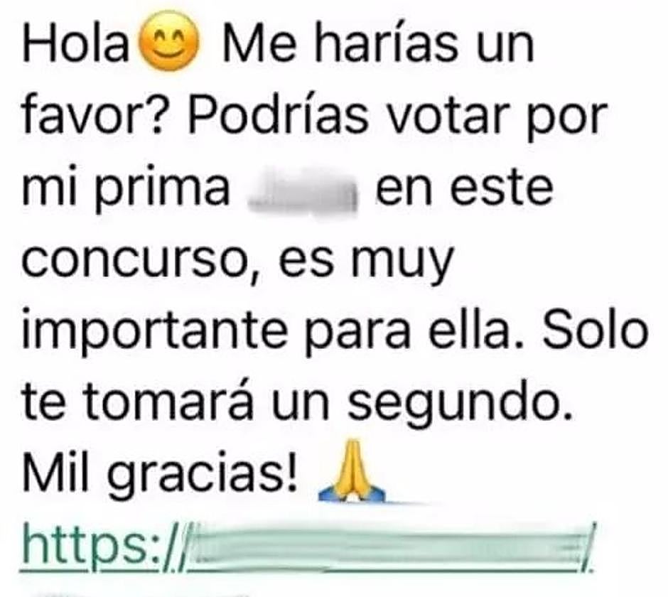 Apoyo en un concurso: la nueva estafa masiva para hackear WhatsApp