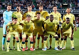 Once inicial del Almería contra el Castellón