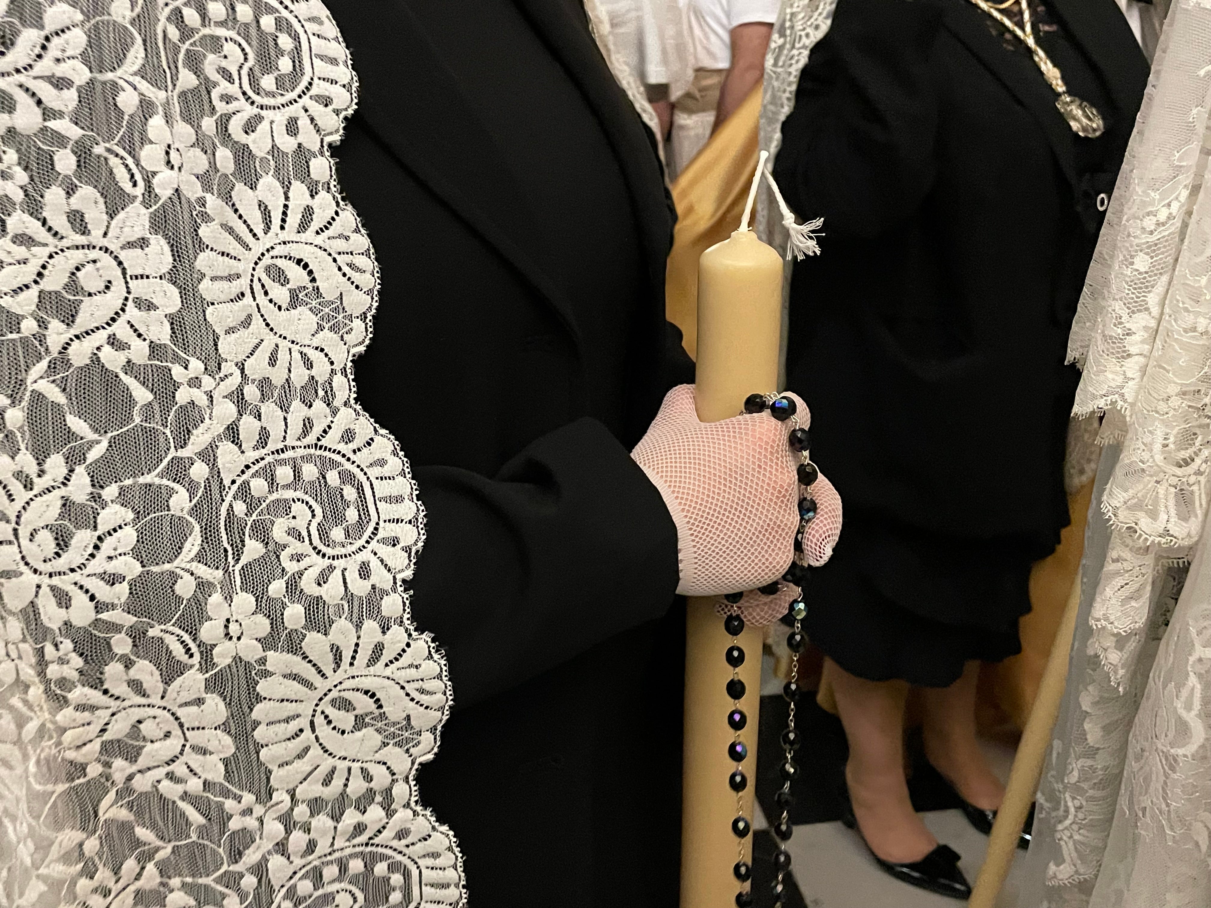 El Resucitado de Jaén se queda en el templo por las lluvias