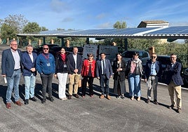 Inauguración de las obras en la Casería Escalona.