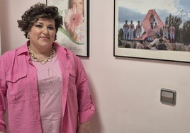 Gema Liébana Cámara, en las instalaciones de la asociación en la calle San Antonio de la capital.
